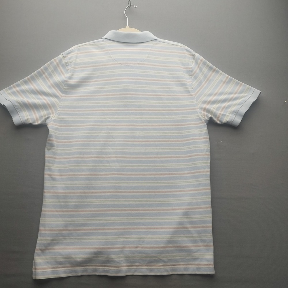 Brooks Brothers 346 Polo Shirt Mens Large Multicolor Striped Preppy - Picture 12 of 15